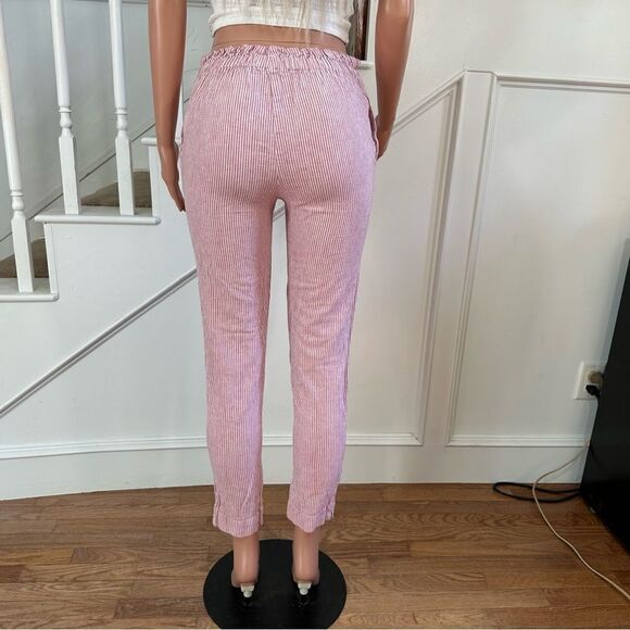 Pink seersucker pinstripe pants - Picture 12 of 14